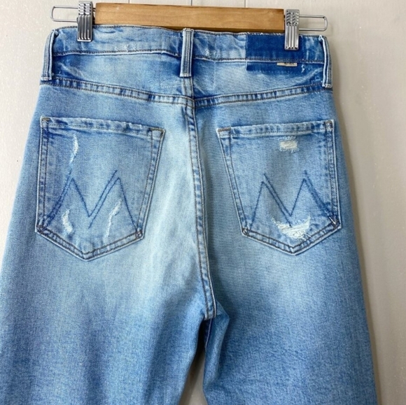 MOTHER Denim | NWOT High Waisted Rider Skimp Slim Jeans in The Confession | 27 - Picture 7 of 14